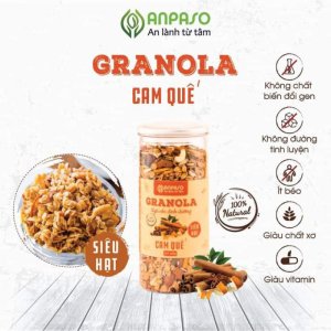 Siêu Hạt Granola Vị Cam Quế