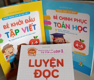 SÁCH HÀNH TRANG VÀO LỚP 1( Combo 3 quyển Toán+ TV+ Tập viết)