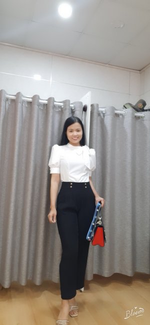 Áo Sơmi cổ nơ