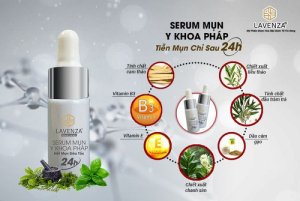 SERUM MỤN Y KHOA PHÁP LAVENZA HẾT MỤN SIÊU TỐC 24H