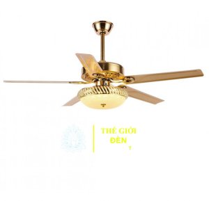 Quạt Trần Đèn 5 Cánh GOLD 1027