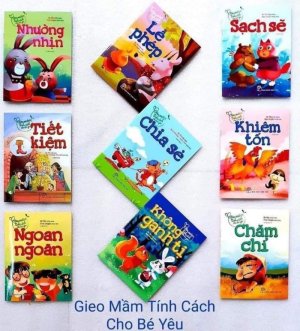 BỘ SÁCH 9 CUỐN - GIEO MẦM TÍNH CÁCH CHO BÉ YÊU