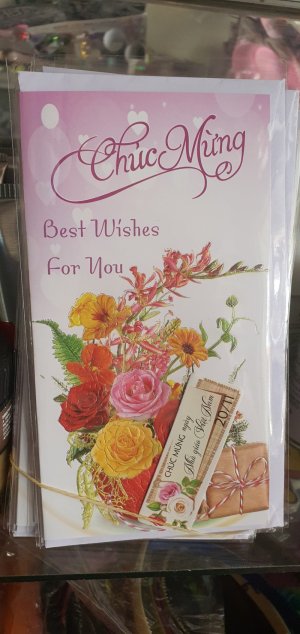 Thiệp chúc mừng các ngày lễ (1 chiếc)