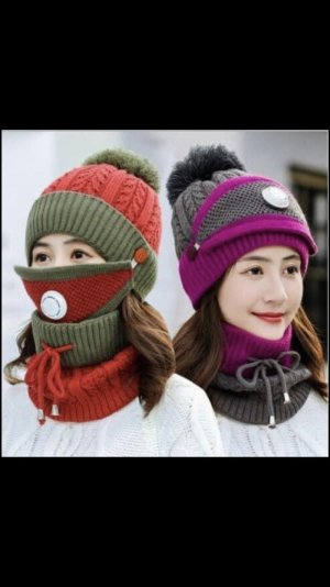SET KHĂN MŨ LEN HÀN QUỐC