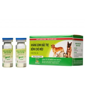 KHÁNG SINH TRỊ BỆNH CHÓ MÈO - ENROTRIL 50