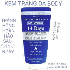 KEM DƯỠNG TRẮNG DA BODY