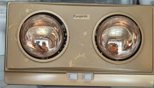 Đèn sưởi nhà tắm 2 bóng KG247V