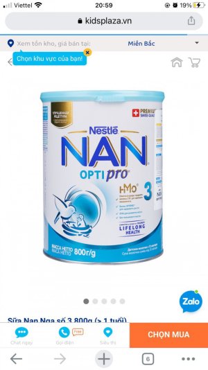 sữa nan số 3