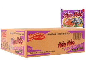 MÌ HẢO HẢO SA TẾ HÀNH TÍM Thùng 30 gói Mì Hảo Hảo sa tế hành tím 75g 1 thùng 30 gói