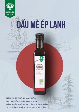 DẦU MÈ ÉP LẠNH HỮU CƠ( 250ML)