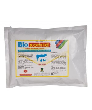 BIO XOMID – KHẮC TINH ECOLI KÉO MÀNG – THƯƠNG HÀN - Gói 1Kg (10 gói nhỏ)