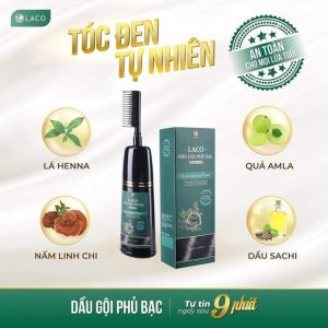 DẦU GỘI PHỦ BẠC TÓC LACO
