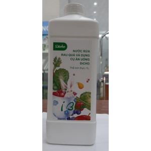 NƯỚC RỬA RAU QUẢ VÀ DỤNG CỤ ĂN UỐNG DICHO