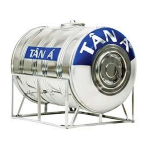 Bồn nước INOX 1000l ngang Tân Á đường kính 920