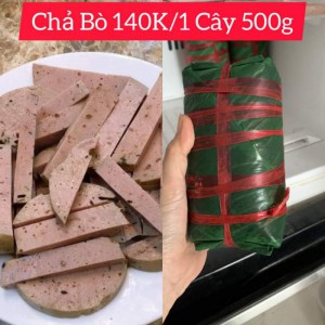 CHẢ BÒ BÌNH ĐỊNH 500g(1 cây)