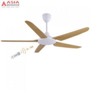 Quạt trần ASIA QT05-G-01 gỗ phong cách(điều khiển từ xa)