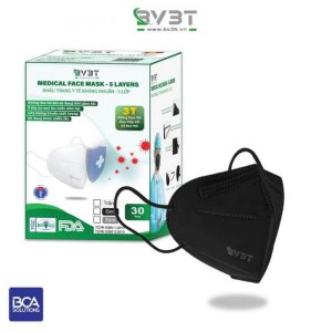 Khẩu Trang Kháng Khuẩn BV3T Đen