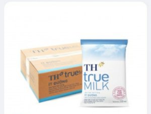 SỮA TH ÍT ĐƯỜNG  1 THÙNG 48 HỘP 180ml