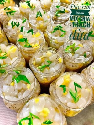 ĐAC RIM THƠM MIX CHIA THẠCH DỪA
