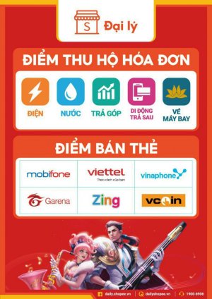 THẺ GARENA , ZING , VCOIN