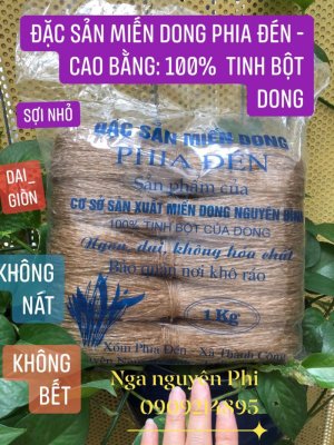 Miến dong phia đén Cao Bằng