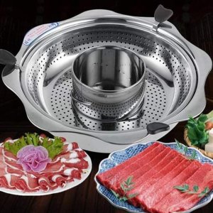 NỒI LẨU XOAY 2 NGĂN