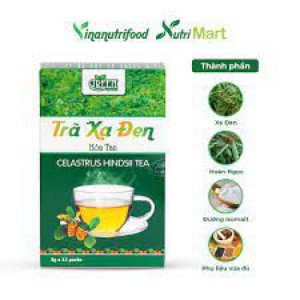 Trà xạ đen Vinanutrifood T05, trà thảo mộc giúp thanh nhiệt cơ thể, giải độc gan, giúp thanh nhiệt, hành thủy, điều hòa hoạt huyết, giảm đau, an thần, tăng cường sức đề kháng và hệ miễn dịch cho cơ thể (3g x 12 gói)
