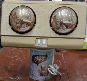 Combo sữa Chay SOYNA 800g và đèn sưởi 2 bóng Braun Kohn