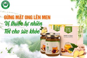 GỪNG MẬT ONG LÊN MEN