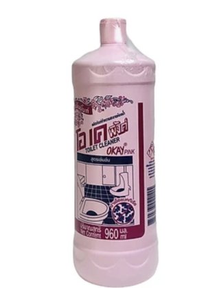Nước tẩy bồn cầu Okay hồng 960ml