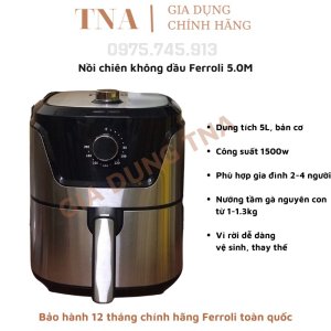 Nồi Chiên Không Dầu Ferroli 5L 1500w