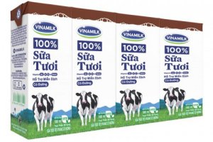 Thùng 48 Hộp Sữa tươi tiệt trùng Vinamilk 100% hương socola 180ml