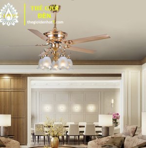 Quạt Trần Đèn Hoa Linh Lan 5 Cánh – 1052JN