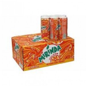 Thùng 24 lon nước ngọt Mirinda vị cam 330m ( 1 thùng 24 lon)