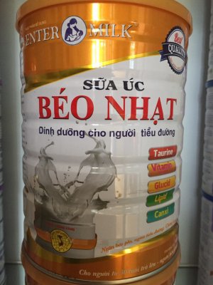 SỮA ENTER MILK BÉO NHẠT - DINH DƯỠNG CHO NGƯỜI TIỂU ĐƯỜNG - 90GR