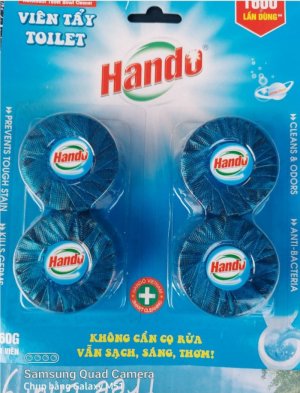 viên thả bồn cầu vỉ 4 viên( compo 6 vỉ)