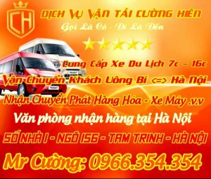 ?XE KHÁCH CÁC TUYẾN HÀ NỘI - QUẢNG NINH?
