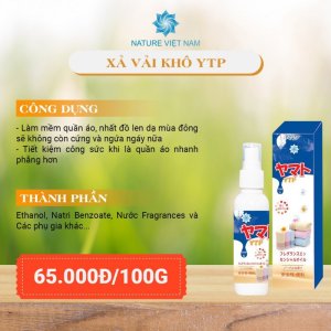 XẢ VẢI KHÔ HƯƠNG HOA YTP 100ML Xả Vải Khô Xịt Thơm Làm Mềm Vải Tiết Kiệm Nước Tiết Kiệm Thời Gian Xả Vải