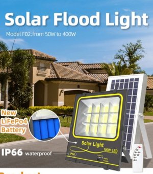 Đèn năng lượng mặt trời solar light 100w