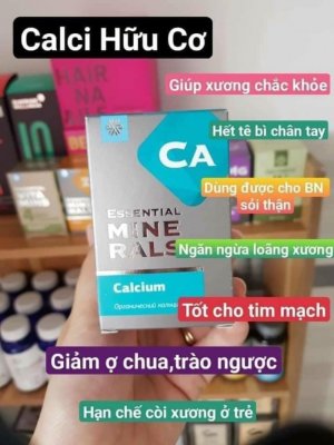 Thực phẩm bảo vệ sức khỏe Essential Minerals Calcium