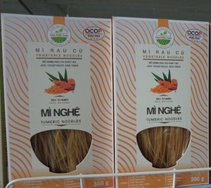 Mì nghệ - Mì rau củ - Loại hộp 300G