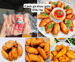 CÁNH GÀ KHÚC GIỮA, CHÂN GÀ, SET MÓNG GIÒ GIẢ CẦY 85K