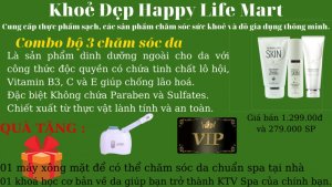 Bộ 3 dinh dưỡng ngoài cho da