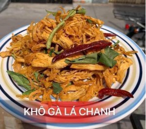 KHÔ GÀ LÁ CHANH