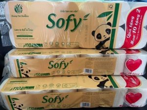 GIẤY VỆ SINH GẤU TRÚC SOFY