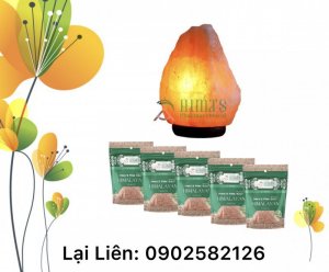 Combo 5 Túi Muối Hồng Hima’s Và 1 Đèn Đá Muối 6kg