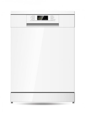 Máy rửa bát 3 ngăn phím bấm, sơn tĩnh điện, siêu sấy KUPP 60354