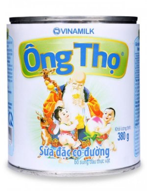 1 Hộp Sữa đặc có đường Ông Thọ nhãn xanh lon 380g