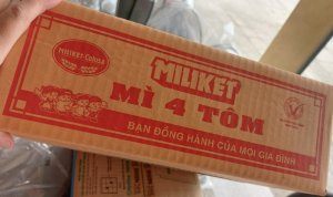 Mì 4 tôm Miliket 30 gói × 80g