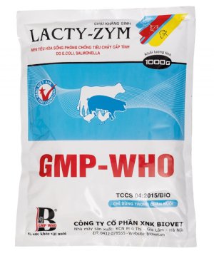 LACTY-ZYM – MEN TIÊU HÓA SỐNG PHÒNG CHỐNG TIÊU CHẢY - Gói 1Kg (10 gói nhỏ)